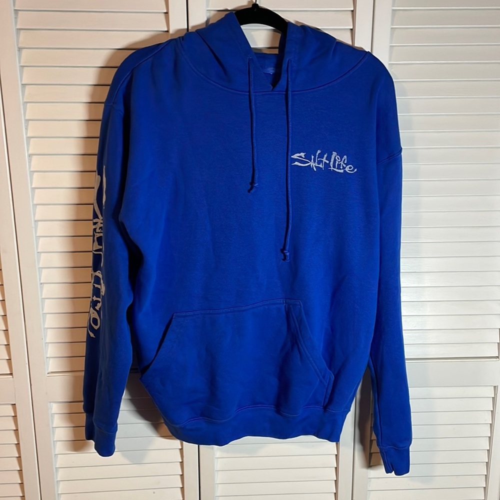 Blue salt life hoodie
